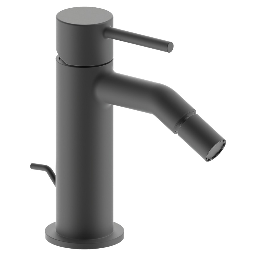 Mélangeur de bidet Phi
saillie 102 mm
buse orientable
avec vidage excentrique