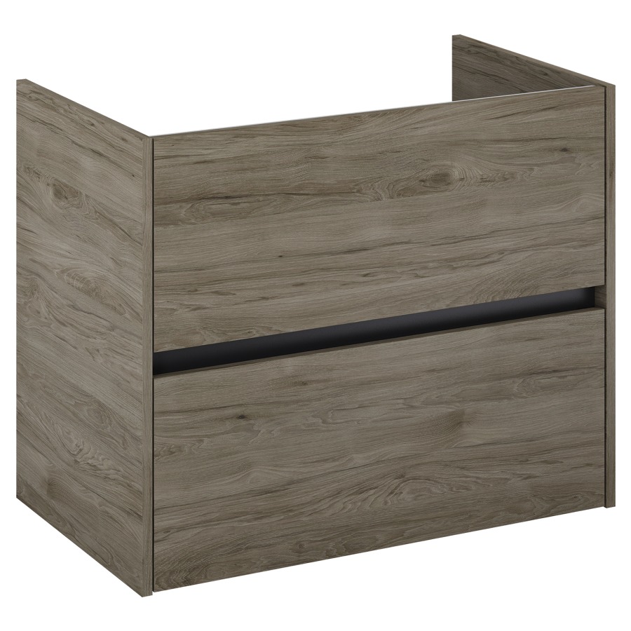 Élément inférieur  Procasa Uno E
78.5 x 63.5 x 45.1 cm
élément de tiroir, 2&nbsp;tiroirs
avec découpe pour siphon
parois latérales métalliques
pour lavabo 291190