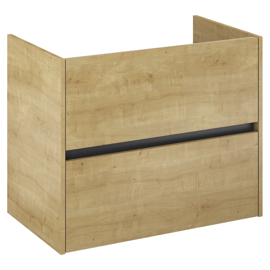 Élément inférieur  Procasa Uno E
78.5 x 63.5 x 45.1 cm
élément de tiroir, 2&nbsp;tiroirs
avec découpe pour siphon
parois latérales métalliques
pour lavabo 291190
