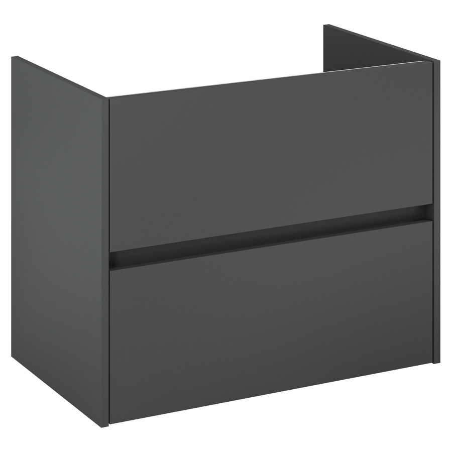 Élément inférieur  Procasa Uno E
78.5 x 63.5 x 45.1 cm
élément de tiroir, 2&nbsp;tiroirs
avec découpe pour siphon
parois latérales métalliques
pour lavabo 291190