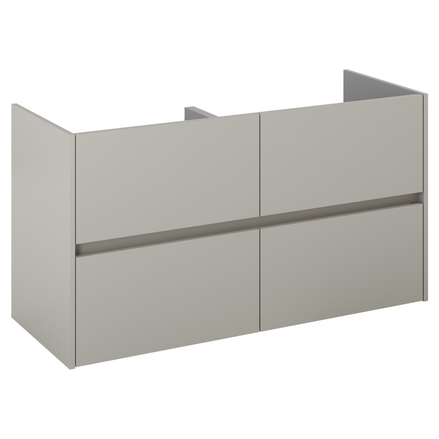 Élément inférieur  Procasa Uno E
118.4 x 63.5 x 45.1 cm
élément de tiroir, 2&nbsp;tiroirs
avec découpe pour siphon
parois latérales métalliques
pour lavabo 291194