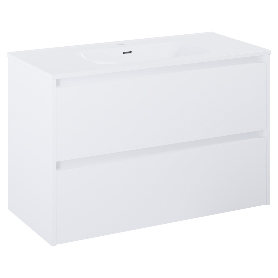 Combinaison de meuble Procasa Progetto
100.8 x 65.6 x 45.6 cm
élément de tiroir, 2&nbsp;tiroirs
avec lavabo
parois latérales métalliques