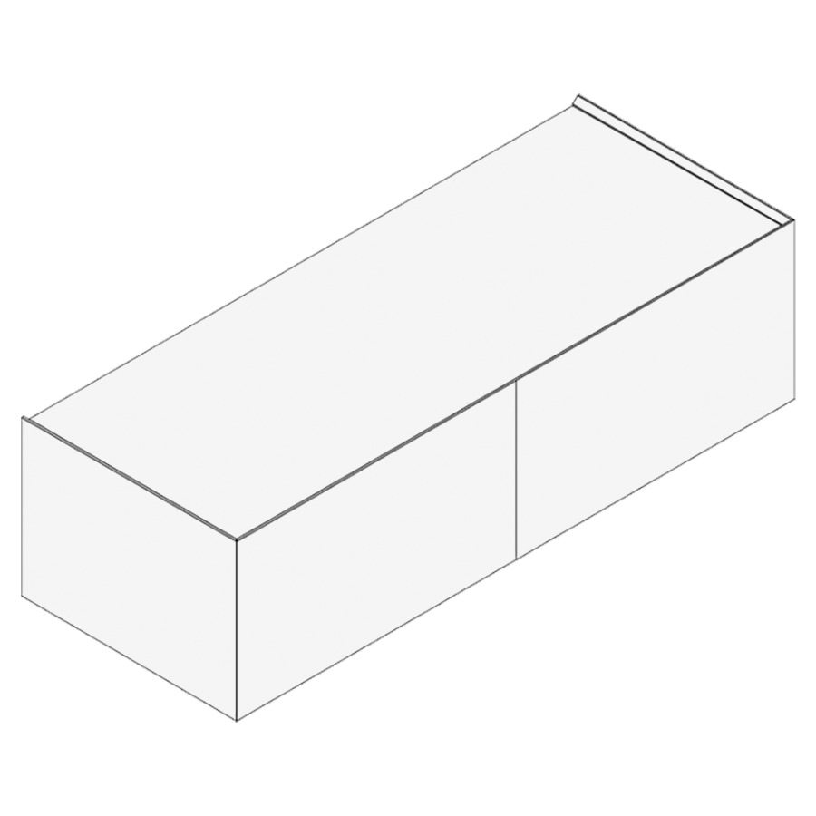 Élément inférieur  Joy 
140 x 34.6 x 51.5 cm
pour couverture Joy
élément de tiroir 2&nbsp;tiroirs