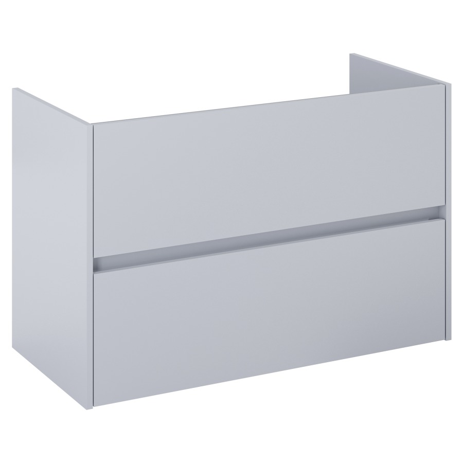 Élément inférieur  Procasa Uno E
98.5 x 63.5 x 45.1 cm
élément de tiroir, 2&nbsp;tiroirs
avec découpe de siphon à gauche
parois latérales métalliques
pour lavabo 291193