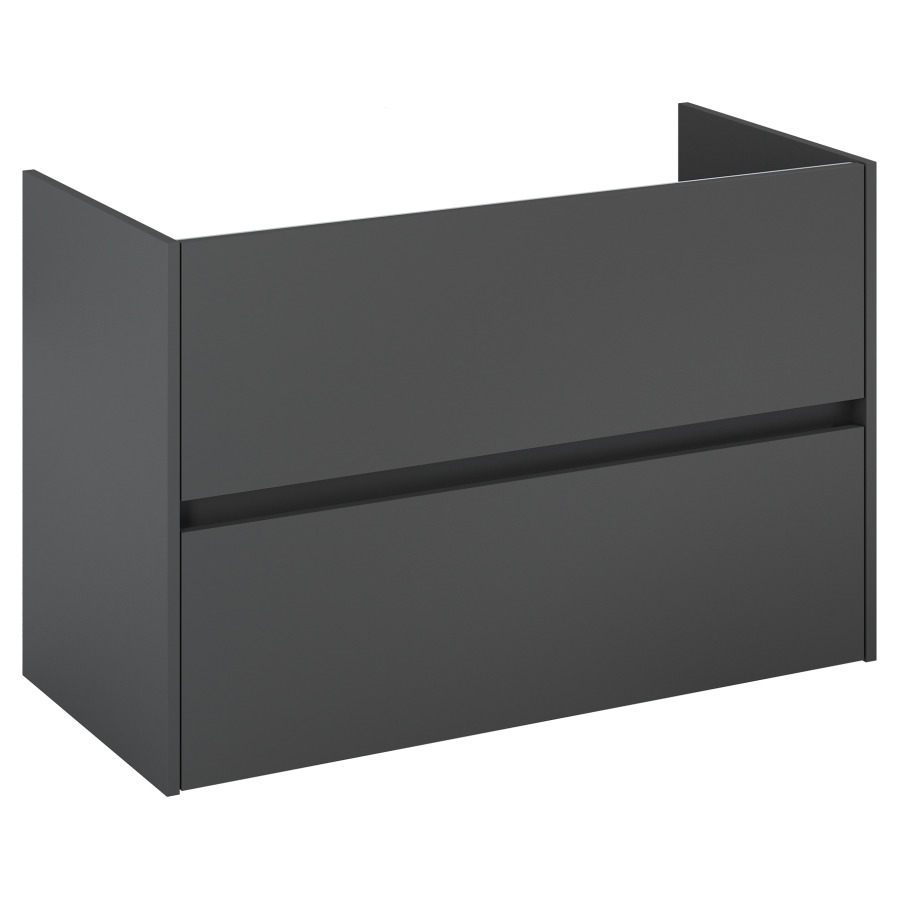 Élément inférieur  Procasa Uno E
98.5 x 63.5 x 45.1 cm
élément de tiroir, 2&nbsp;tiroirs
avec découpe de siphon à droite
parois latérales métalliques
pour lavabo 291192