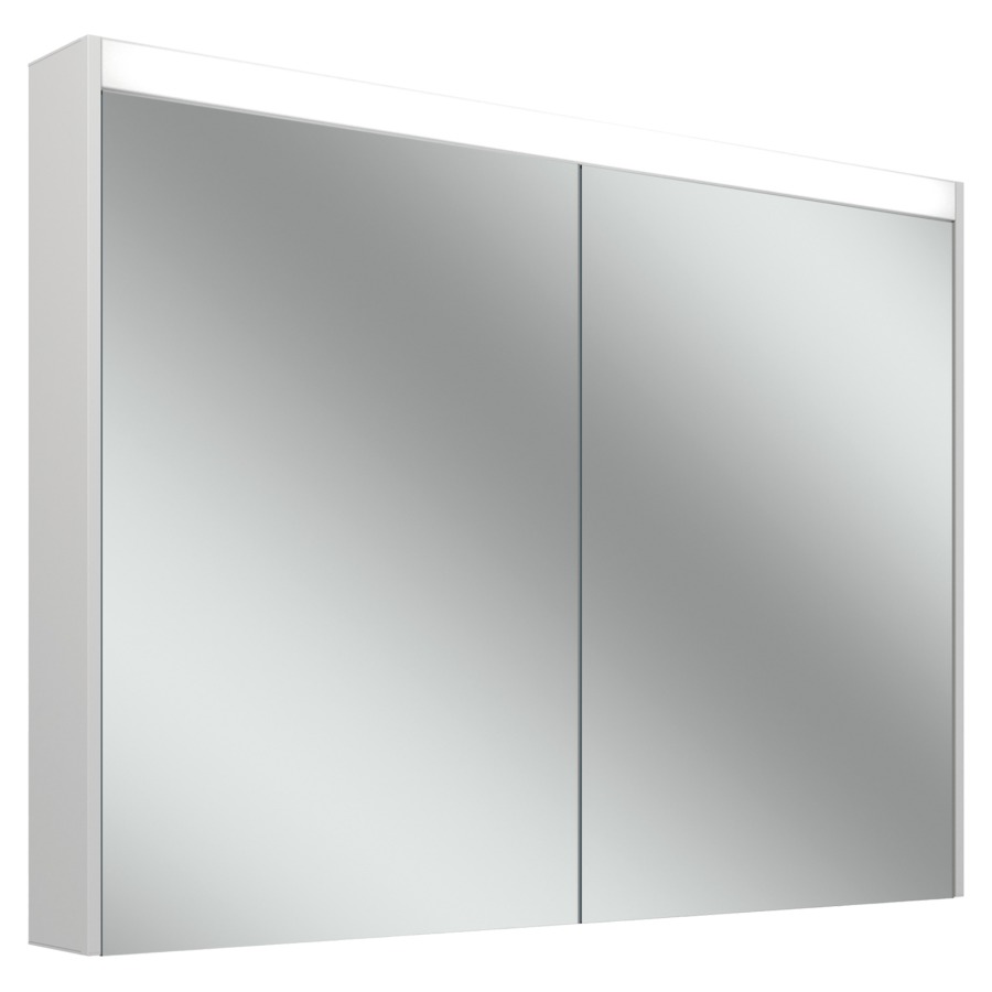 Armoire de toilette Procasa Progetto
99.5 x 74.3 x 12.3 cm
Profilé en aluminium
pour montage AP ou UP
2&nbsp;portes à double miroir
1&nbsp;prise double en haut à droite
changeable à gauche
éclairage LED direct, en haut
15 Watt, 4000 Kelvin
rayon en verre réglables
Classe d’énergie C, IP44