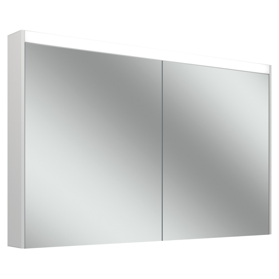 Armoire de toilette Procasa Progetto
119.5 x 74.3 x 12.3 cm
Profilé en aluminium
pour montage AP ou UP
2&nbsp;portes à double miroir
1&nbsp;prise double en haut à droite
changeable à gauche
éclairage LED direct, en haut
19 Watt, 4000 Kelvin
rayon en verre réglables
Classe d’énergie C, IP44