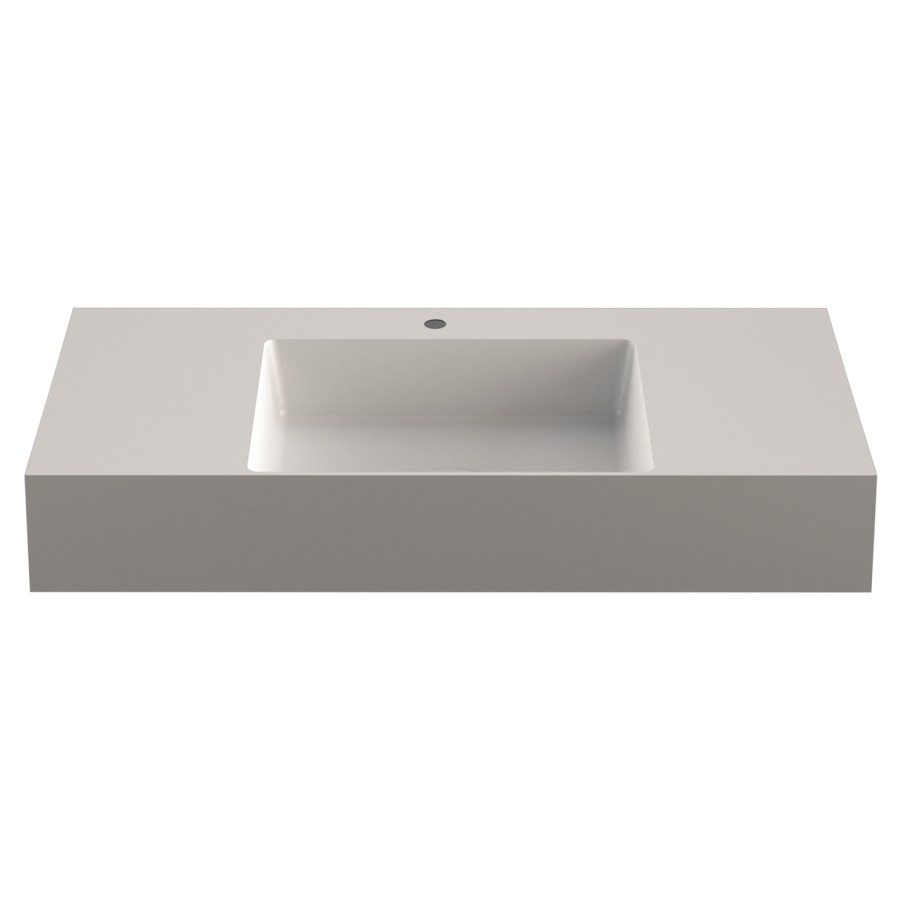 Lavabo Smart 2.0
80 x 47 cm
Coulée minérale K I Stone
sans trop-plein
avec tablette à gauche et à droite
avec garniture d’écoulement non verrouillable