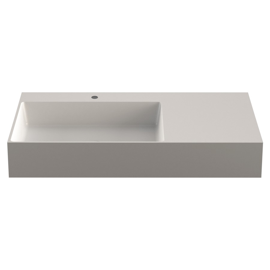 Lavabo Smart 2.0
80 x 47 cm
Coulée minérale K I Stone
sans trop-plein
avec tablette à droite
avec garniture d’écoulement non verrouillable