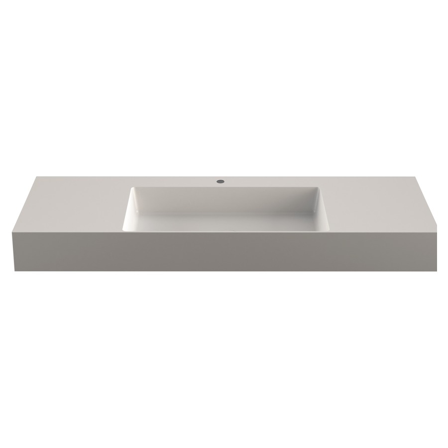 Lavabo Smart 2.0
120 x 47 cm
Coulée minérale K I Stone
sans trop-plein
avec tablette à gauche et à droite
avec garniture d’écoulement non verrouillable