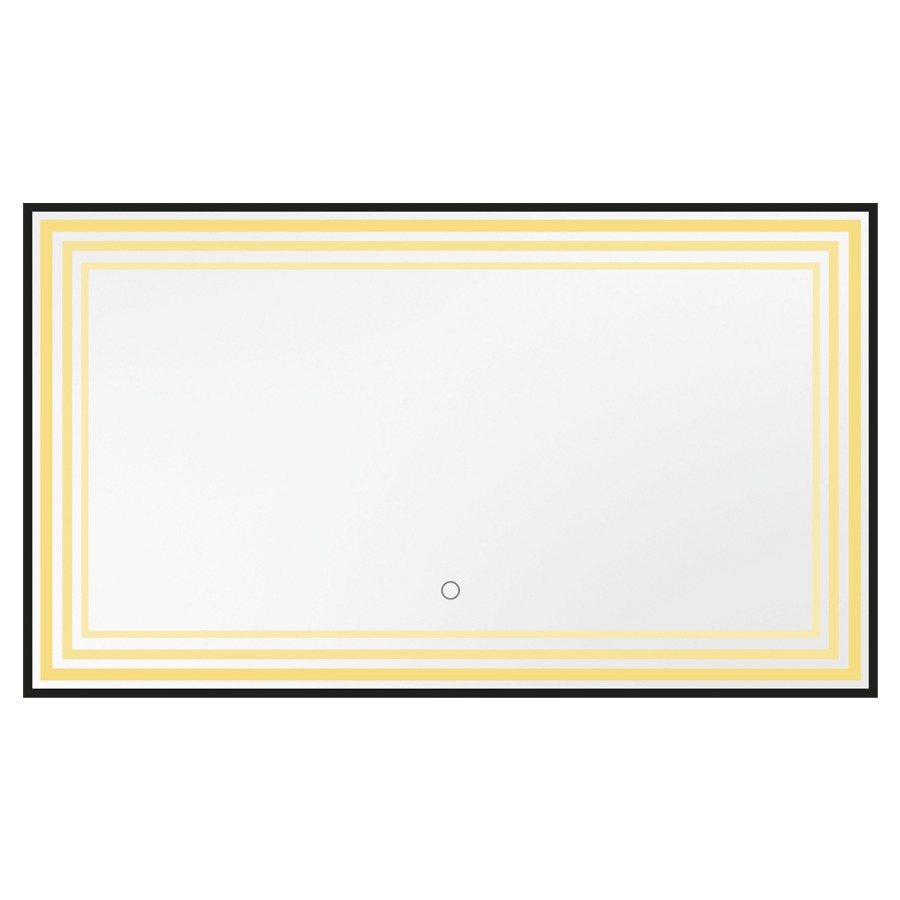 Miroir lumineux Enviola LED
80 x 60 x 4.5 cm
Profilé en aluminium
cadre noir mat brossé
bande lumineuse à l'intérieur du cadre
27 Watt, 3000-6000 Kelvin, avec commande
premium "Touch-Dimm" simple
avec matériel de fixation
Classe d’énergie G, IP44
