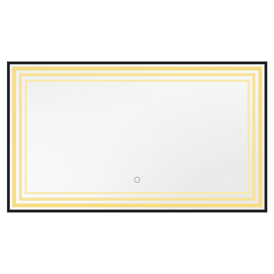 Miroir lumineux Enviola LED
120 x 80 x 4.5 cm
Profilé en aluminium
cadre noir mat brossé
bande lumineuse à l'intérieur du cadre
44 Watt, 3000-6000 Kelvin, avec commande
premium "Touch-Dimm" simple
avec matériel de fixation
Classe d’énergie G, IP44