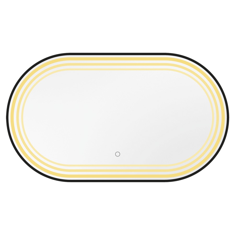 Miroir lumineux Enviola LED
ovale, 80 x 40 x 4.5 cm
Profilé en aluminium
cadre noir mat brossé
bande lumineuse à l'intérieur du cadre
21 Watt, 3000-6000 Kelvin, avec commande
premium "Touch-Dimm" simple
avec matériel de fixation
Classe d’énergie G, IP44