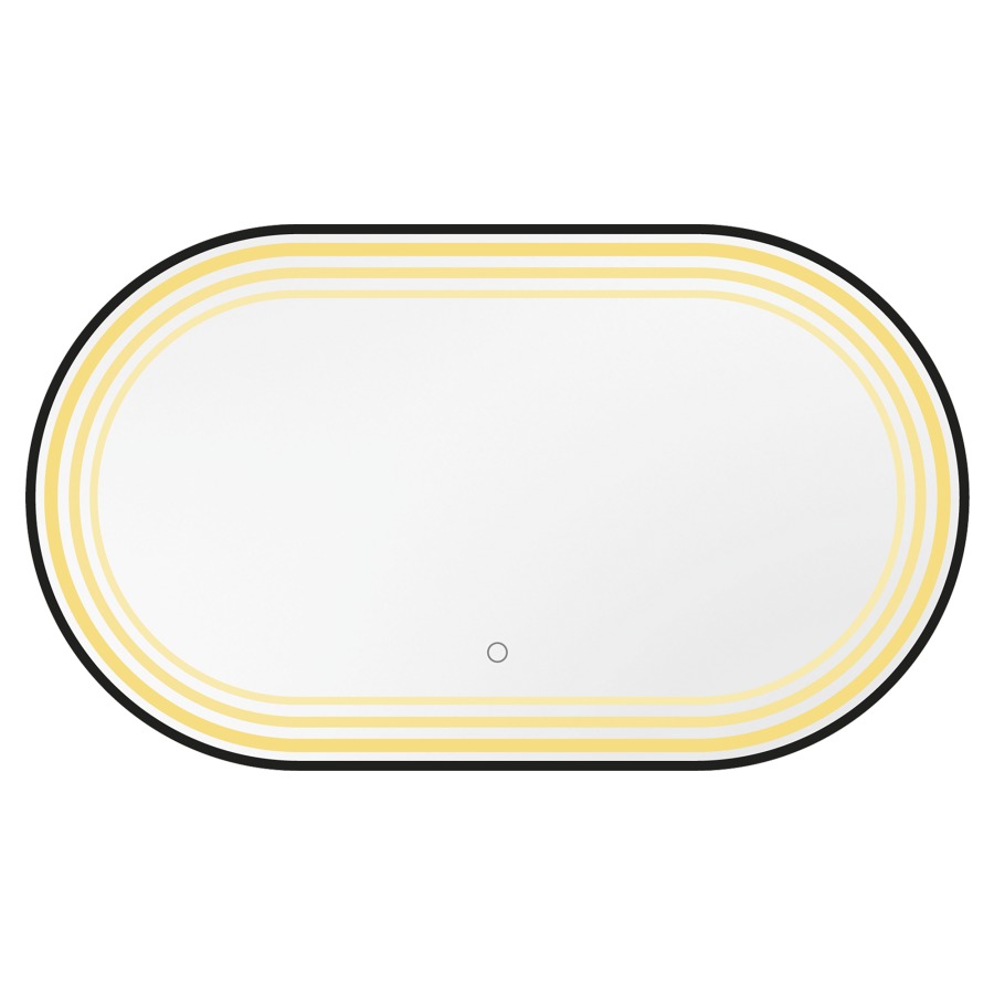 Miroir lumineux Enviola LED
ovale, 120 x 60 x 4.5 cm
Profilé en aluminium
cadre noir mat brossé
bande lumineuse à l'intérieur du cadre
29 Watt, 3000-6000 Kelvin, avec commande
premium "Touch-Dimm" simple
avec matériel de fixation
Classe d’énergie G, IP44
