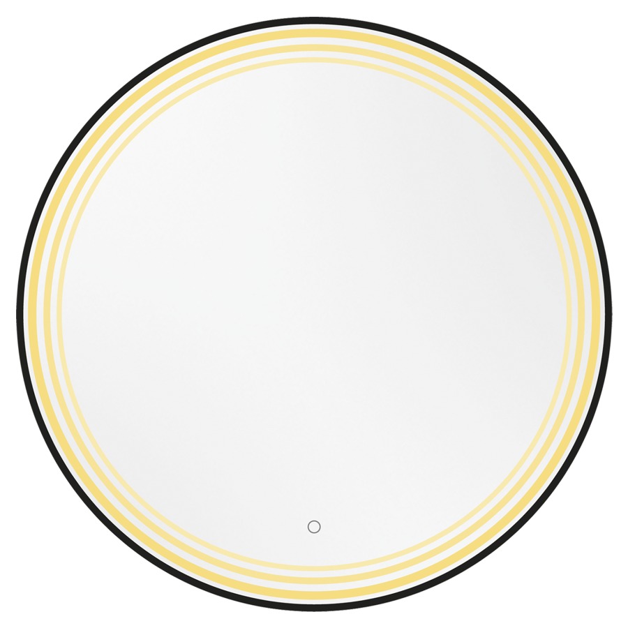 Miroir lumineux Enviola LED
ronde, D 90 cm
Profilé en aluminium
cadre noir mat brossé
bande lumineuse à l'intérieur du cadre
26 Watt, 3000-6000 Kelvin, avec commande
premium "Touch-Dimm" simple
avec matériel de fixation
Classe d’énergie G, IP44