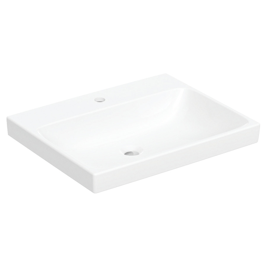 Lavabo Procasa Tre
60.5 x 48.5 cm
Céramique, rectangulaire
sans trop-plein
pour meuble suspendu
