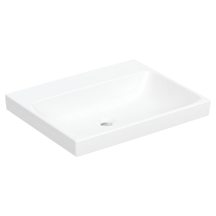 Lavabo Procasa Tre
60.5 x 48.5 cm
Céramique, rectangulaire
sans trop-plein
pour meuble suspendu