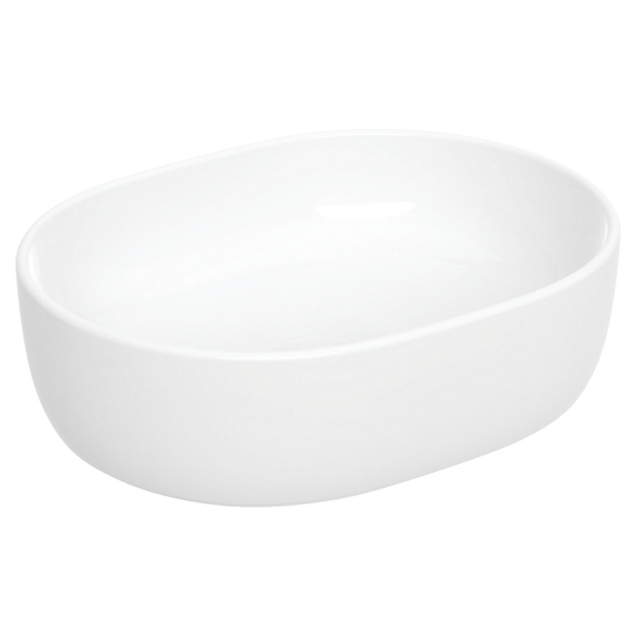 Lavabo à poser Procasa Tre
45 x 13 x 35 cm
Céramique, elliptique
sans trop-plein