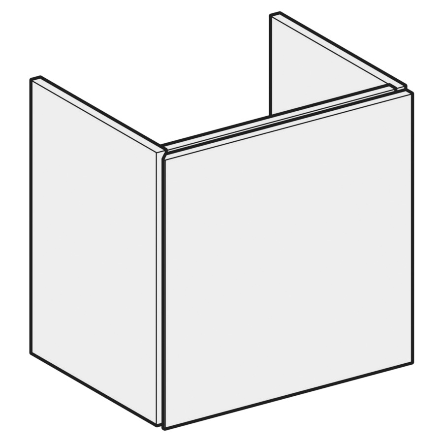 Élément inférieur  Procasa Tre 42
40.5 x 40 x 31.8 cm
armoire de tablette, 1&nbsp;porte
charnière à gauche ou à droite
pour lavabo 110196