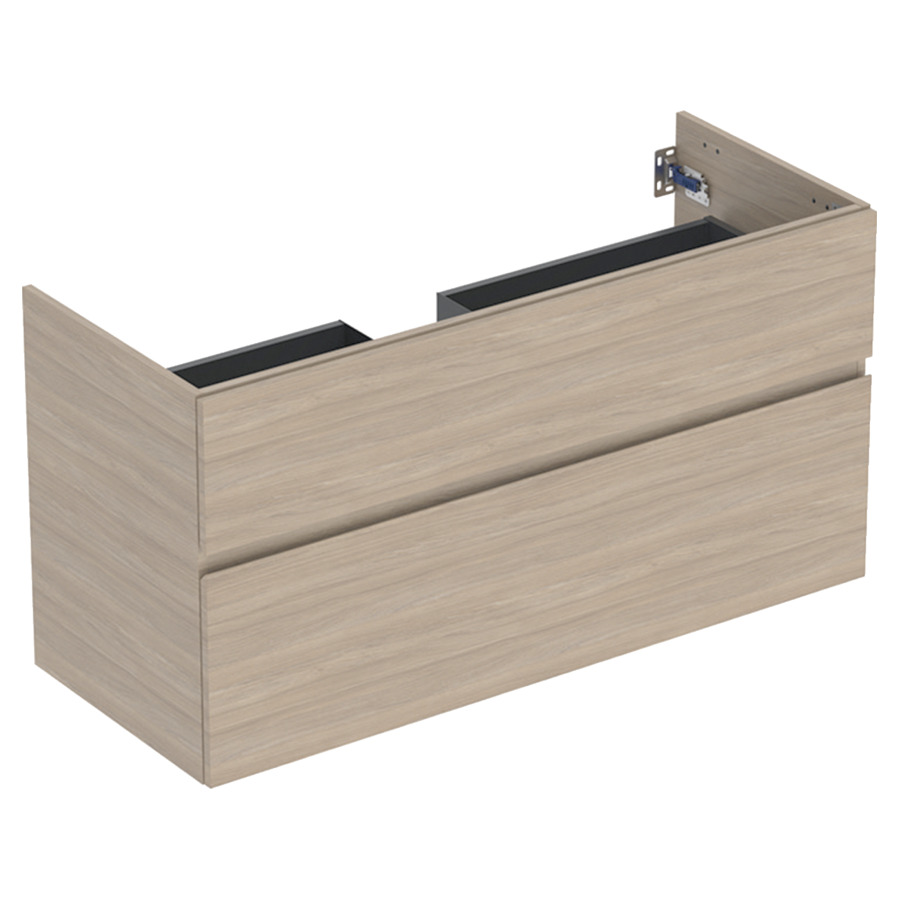 Élément inférieur  Procasa Tre 120
118.4 x 60.5 x 47.5 cm
élément de tiroir, 2&nbsp;tiroirs
pour lavabo 110183/187
