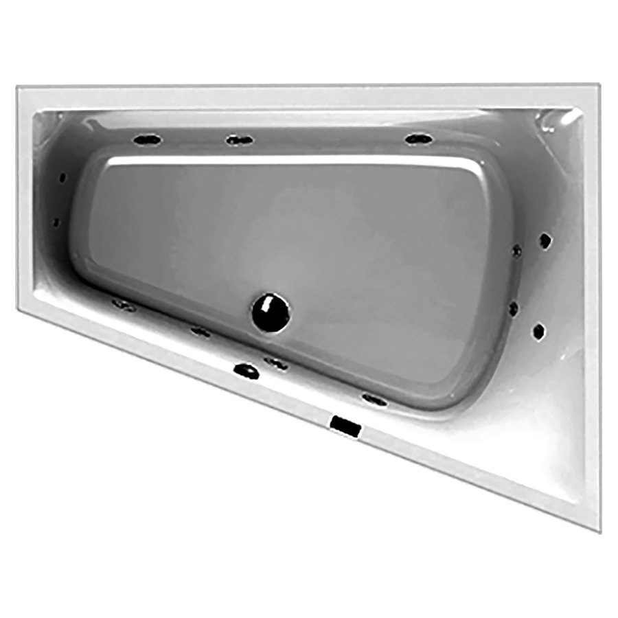 Badewanne Procasa Tre Trapez
180 x 140/70 x 49 cm, Acryl
Kopfteil rechts
mit Whirlsystem Laola II
6 Massagedüsen
1 LED-Weisslicht
Sensortastatur
Trockenlaufschutz
Restwasserentleerung
manuelle Desinfektion
schalldämmendes Fussgestell
Ab- und Überlaufgarnitur