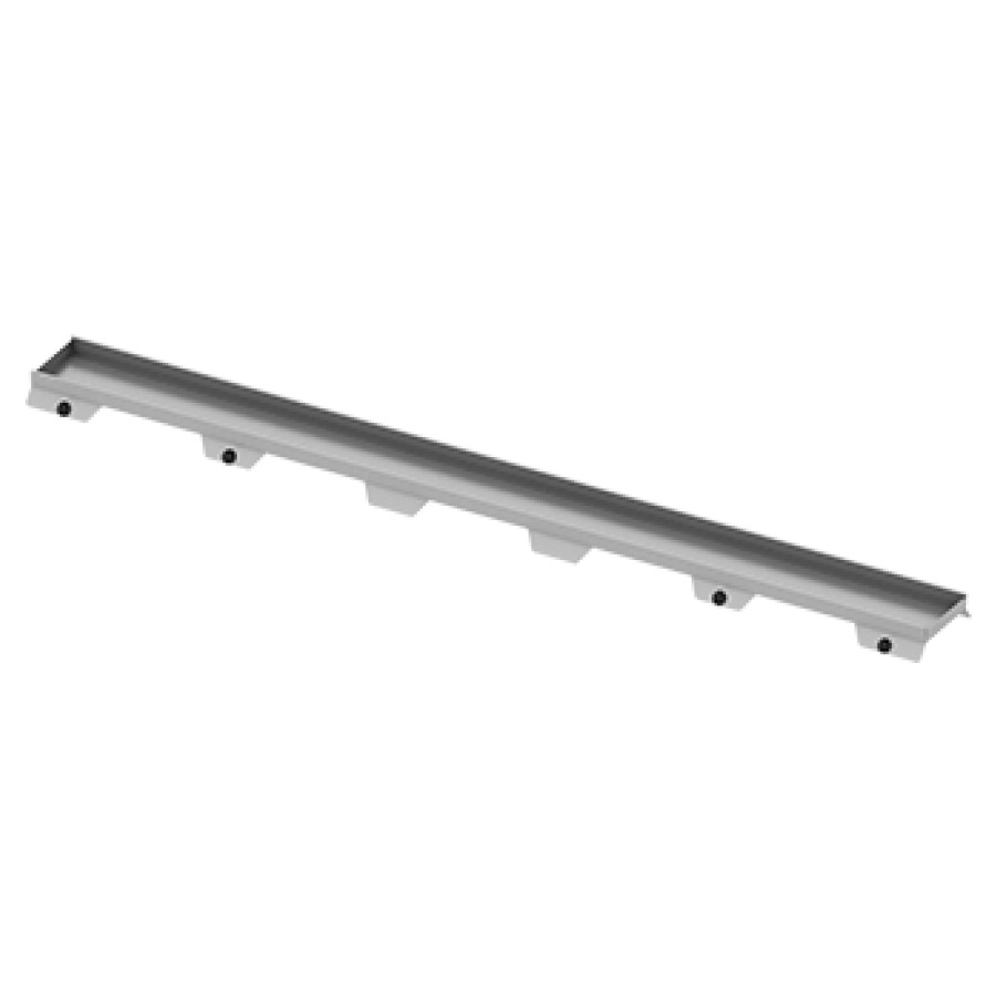 Grille creuse Procasa Cinque
Plate II, longueur 74,3 cm
largeur 5,2 cm, pour rigole
80 cm, acier inoxydable