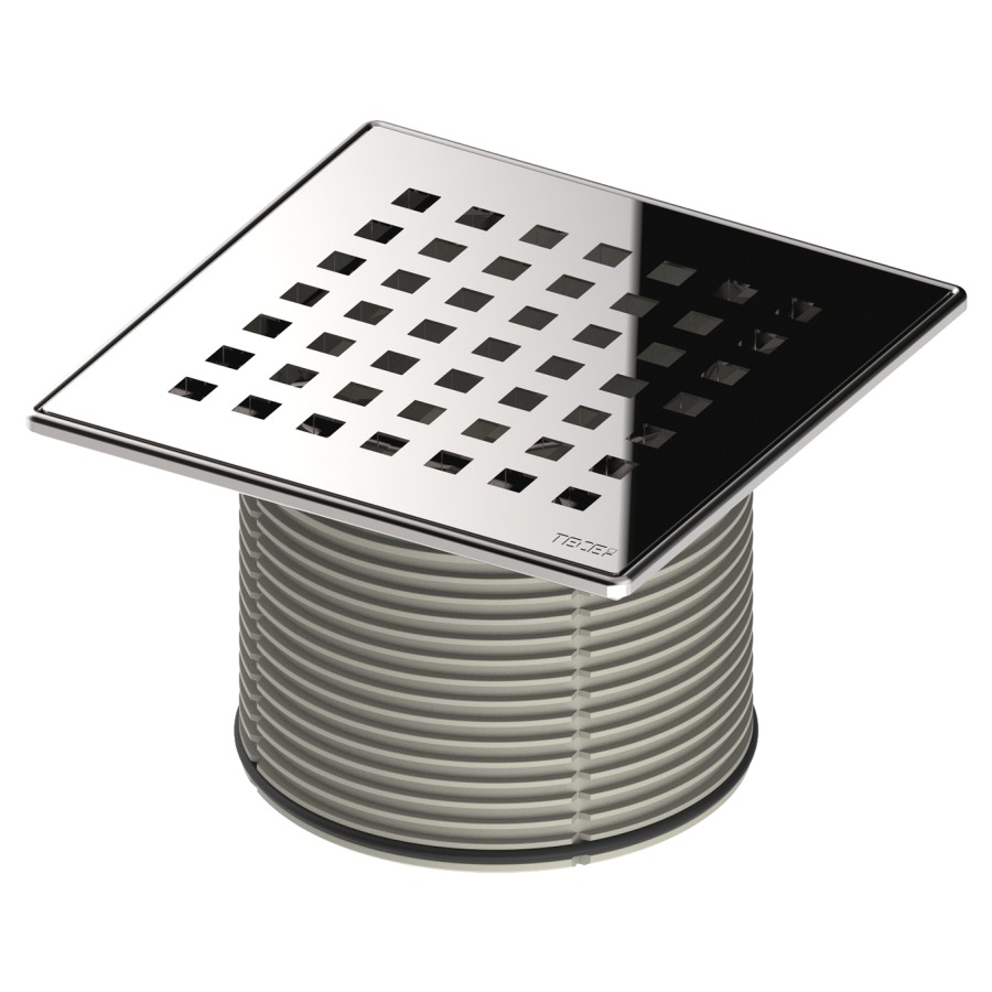 Support rallonge Procasa Uno
150 x 150 mm, réglage en
hauteur 9-104 mm, grille
design en acier inoxydable
y compris, limite de charge
300 kg