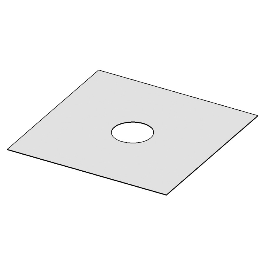 Joint de manchette Procasa Uno
en EPDM, pour le raccordement
de bande bitume soudée, bitume
polymère ou ruban d'étanchéité
EPDM, 480 x 480 cm, fixation
du joint de manchette sur
bride universelle par joint
d'étanchéité