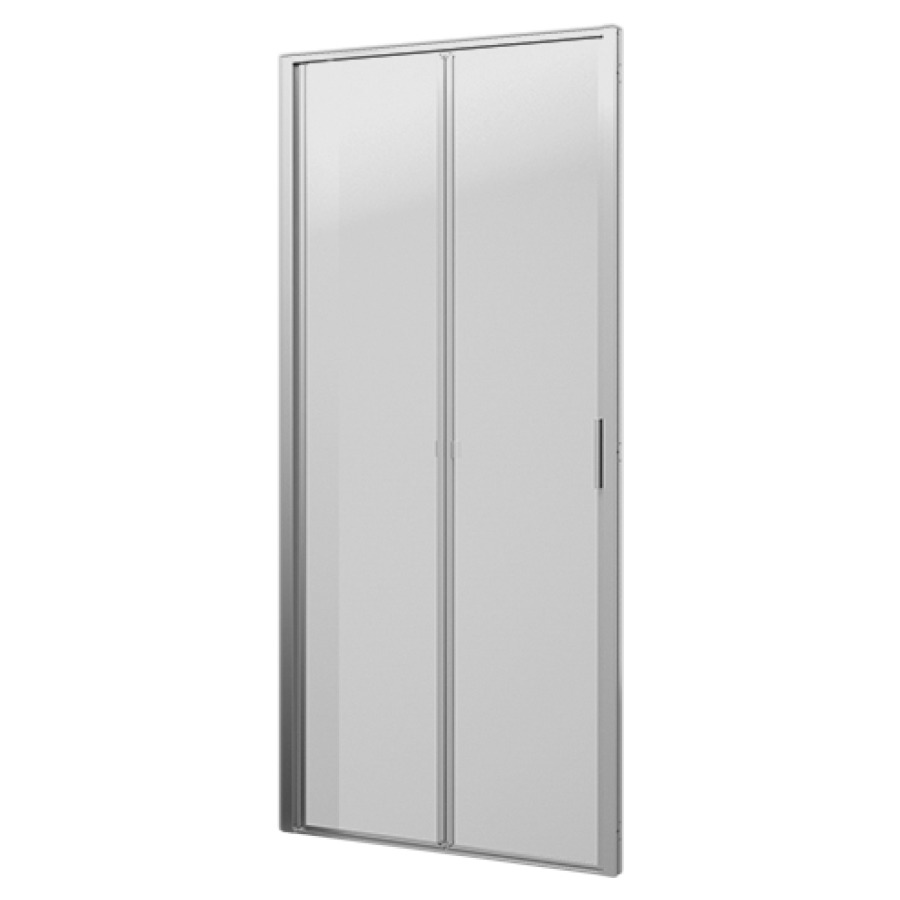 Porte pliante Procasa Tre
73,3-77,4 cm, H 195 cm
pour cloison latérale
2 panneaux, charnièrs à gauche
montage sur carrelage