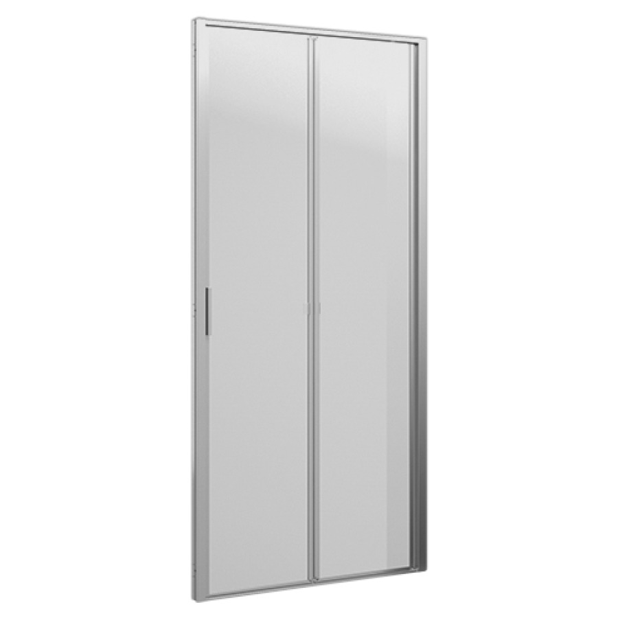 Porte pliante Procasa Tre
73,3-77,4 cm, H 195 cm
pour cloison latérale
2 panneaux, charnièrs à droite
montage sur carrelage