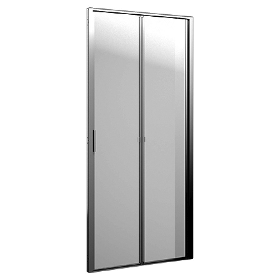 Porte pliante Procasa Tre
78,7-82,4 cm, H 195 cm
pour cloison latérale
2 panneaux, charnièrs à droite
montage sur carrelage
