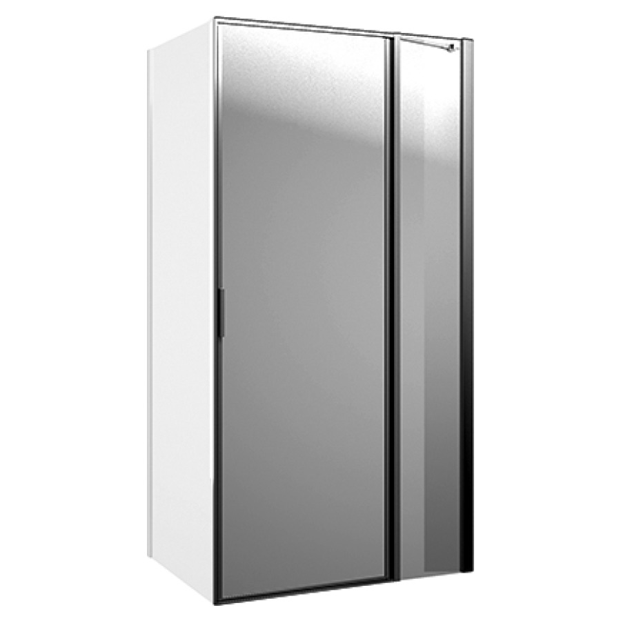 Porte battante Procasa Tre
119-121,7 cm, H 195 cm
pour cloison latérale
avec partie fixe, charnière à
droite, montage sur carrelage