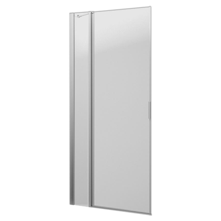 Porte battante Procasa Tre
119-121,7 cm, H 195 cm
pour entrée diagonale, avec
partie fixe, charnières à
gauche, montage sur carrelage