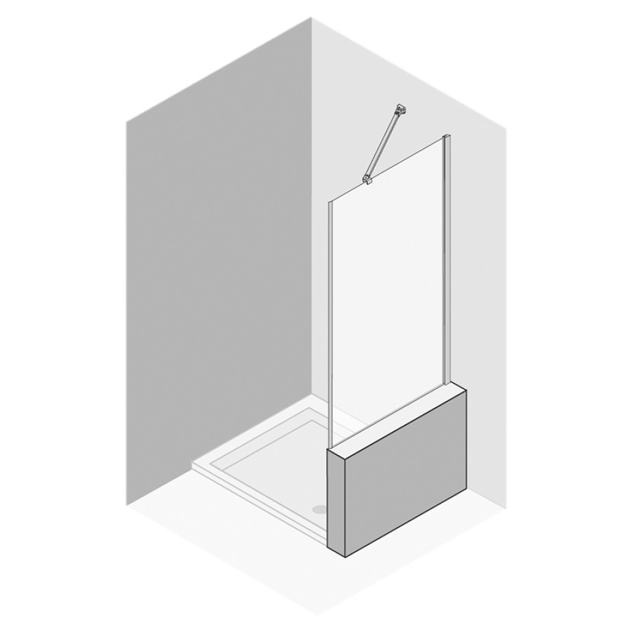 Cloison latérale Procasa
Cinque, cadre parteil
raccourcie
100,1-120 cm, H -175 cm
charnières à droite, pour
porte battante 198500-198511
MESURES EXACTES SELON PRISE DE
MESURE