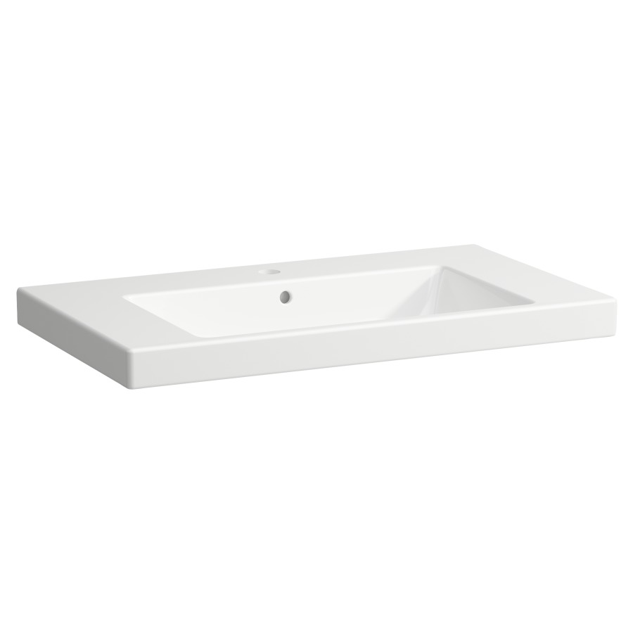 Lavabo Procasa Uno
80 x 46 cm, céramique
avec trop-plein, pour meuble
suspendu