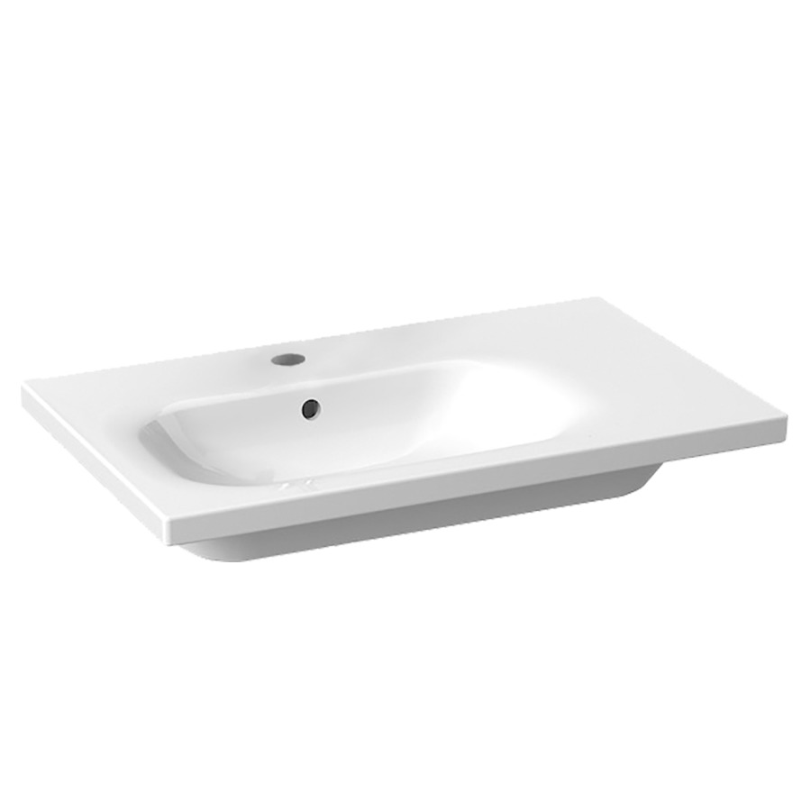 Lavabo Procasa Tre 23
75 x 15 x 45 cm
Céramique, rectangulaire
lavabo à gauche
avec trop-plein
avec tablette de robinetterie
pour meuble suspendu