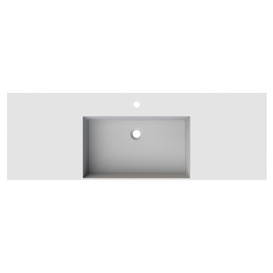 Waschtisch Smart 60
140 x 47 cm
Mineralwerkstoff K I Stone
Becken Mitte
ohne Ueberlauf