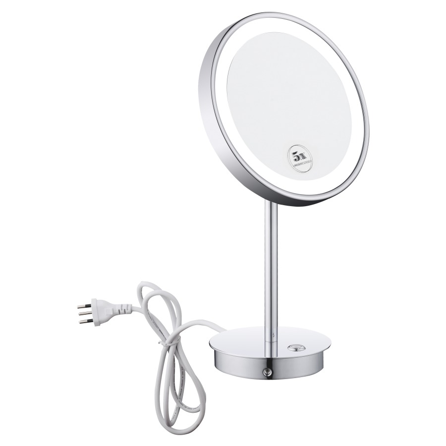 Miroir cosmétique Procasa LED
D 20,3 cm, H 36,6 cm
modèle à poser
grossissement 5 fois
éclairage LED 5500 K
bouton d'éclairage
cordon d'allimentation 1,4 m