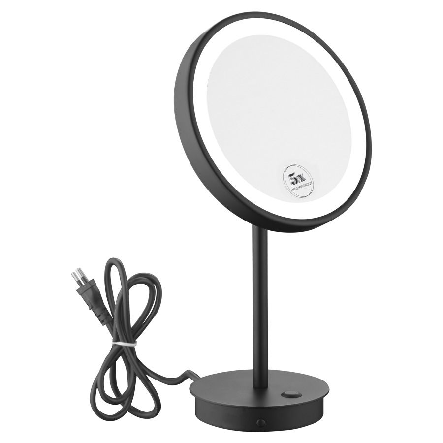 Miroir cosmétique Procasa LED
D 20,3 cm, H 36,6 cm
modèle à poser
grossissement 5 fois
éclairage LED 5500 K
bouton d'éclairage
cordon d'allimentation 1,4 m