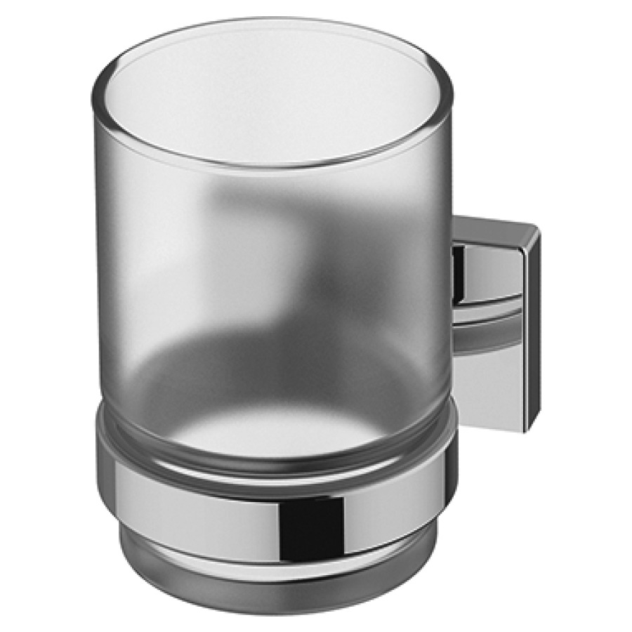 Porte-verre Procasa Cinque
verre mat, pour coller ou
percer