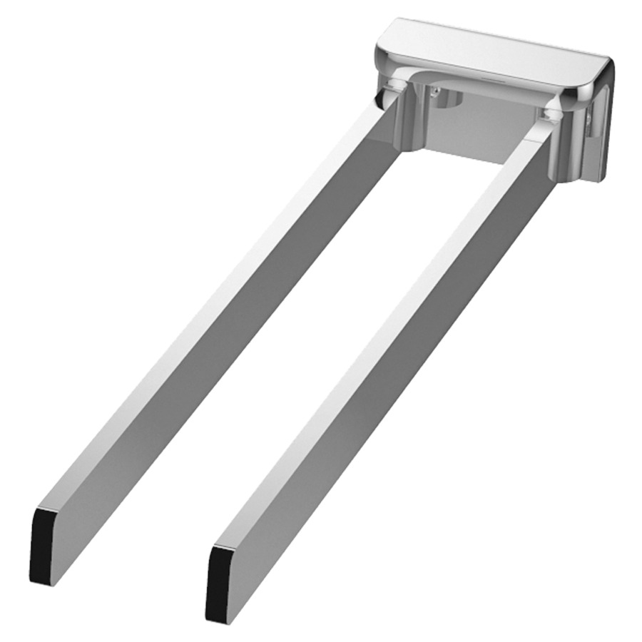 Porte-serviette Prima
S 33 cm, 2 bras mobiles, pour
coller ou percer