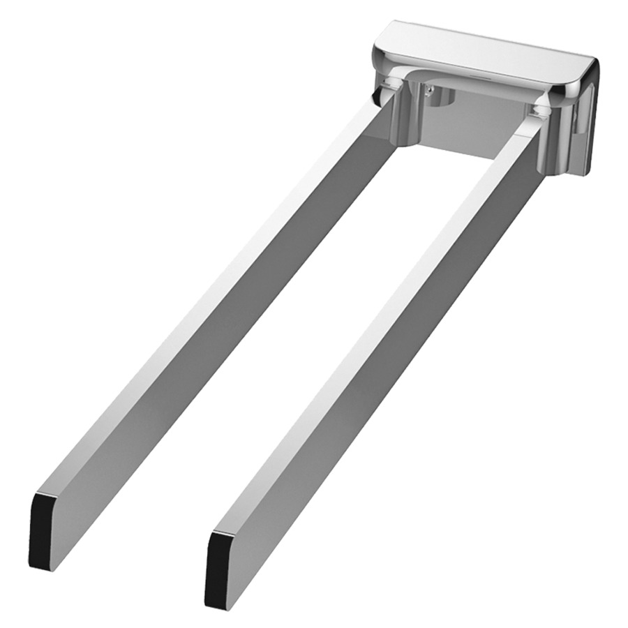 Porte-serviette Prima
S 40 cm, 2 bras mobiles, pour
coller ou percer