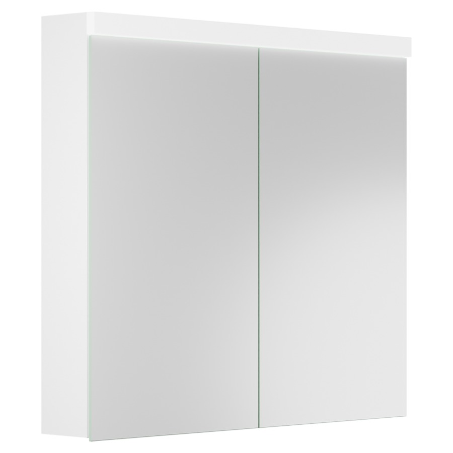 Armoire de toilette Procasa
Uno LED, 80 x 70,8 x 12,5 cm
profil en aluminium
eclairage réflecteur
14,40 W LED, 2556 Lumen
2 double miroirs (40/40)
Galvobond GS incl. amortisseur
1 prise double en haut
à gauche, réversible
4 rayons en verre clair
rail & instructions de montage
