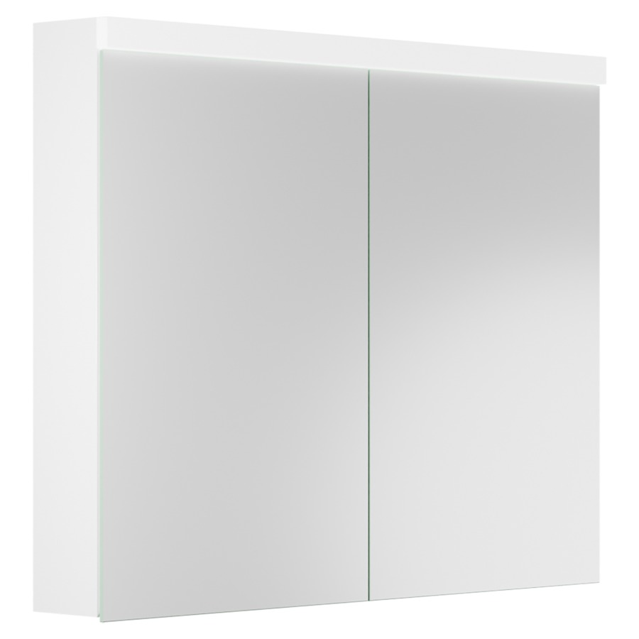 Armoire de toilette Procasa
Uno LED, 90 x 70,8 x 12,5 cm
profil en aluminium
eclairage réflecteur
15,84 W LED, 2811 Lumen
2 double miroirs (45/45)
Galvobond GS incl. amortisseur
1 prise double en haut
à droite, réversible
4 rayons en verre clair
rail & instructions de montage