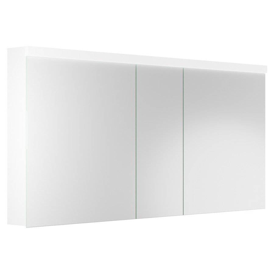 Armoire de toilette Procasa
Uno LED, 150 x 70,8 x 12,5 cm
profil en aluminium
eclairage réflecteur
27,36 W LED, 4856 Lumen
3 double miroirs (60/30/60)
Galvobond GS incl. amortisseur
1 prise double en haut
à droite, réversible
6 rayons en verre clair
rail & instructions de montage