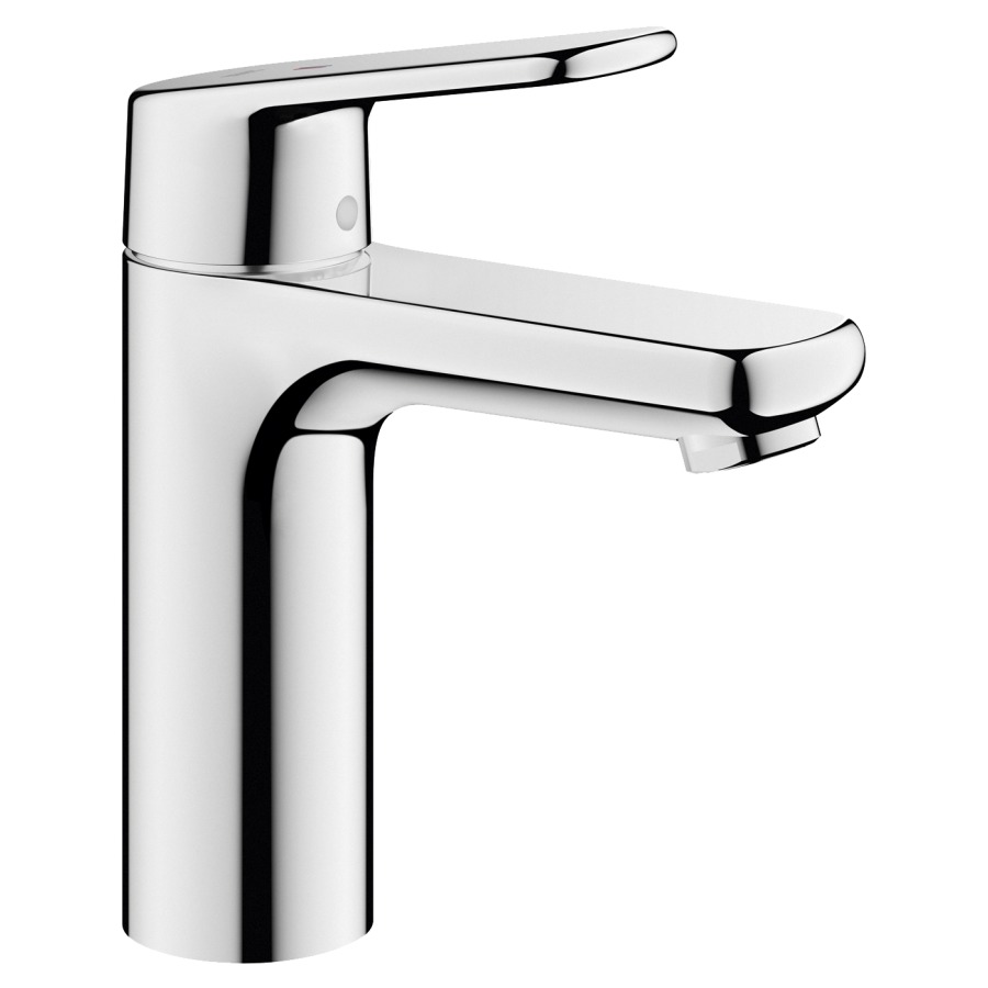 Mélangeur de lavabo Procasa Tre 
saillie 110 mm, goulot fixe
sans soupape d’écoulement
tuyaux de raccordement flexibles 3/8"
groupe acoustique&nbsp;I