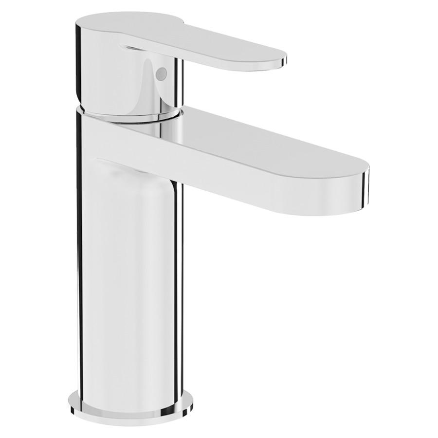 Mélangeur de lavabo Sema New
S 120 mm, goulot fixe
Ecototal+, eau froide par
position du levier au milieu
sans vidage, tuyaux de
raccordement flexibles 3/8"
groupe acoustique I