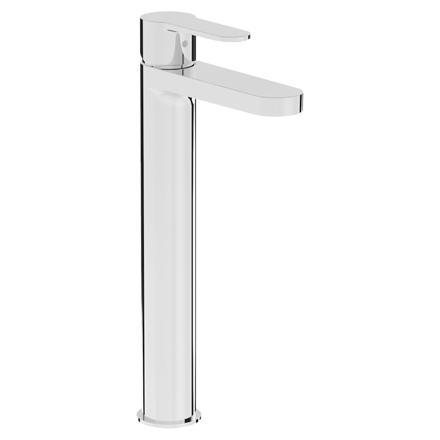 Mélangeur de lavabo Sema New
S 132 mm, goulot fixe
H 265 mm, sans vidage, tuyaux
de raccordement flexibles 3/8"
groupe acoustique I