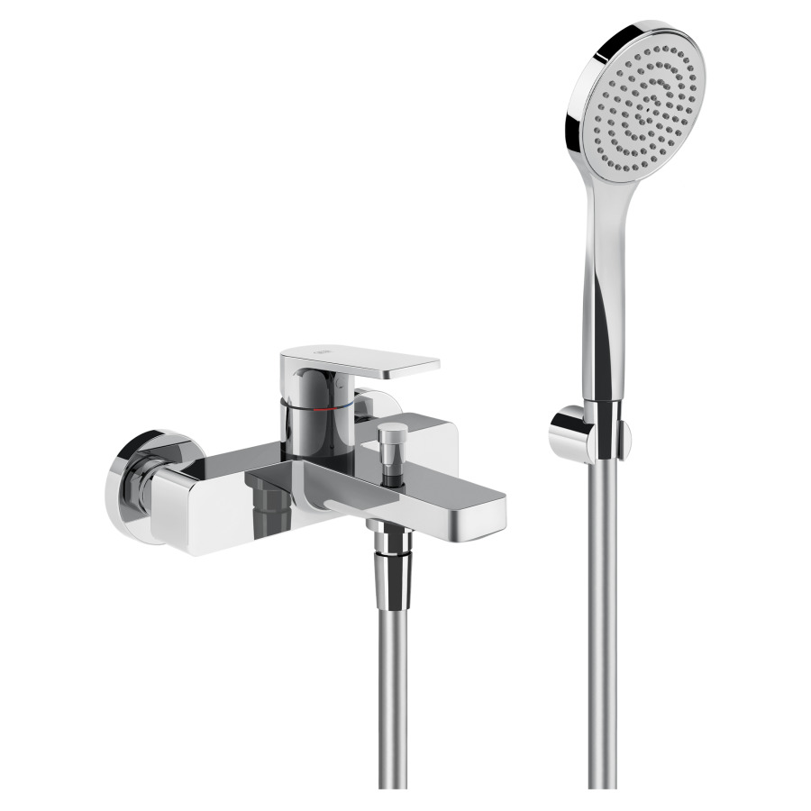 Mélangeur de bain Procasa
E 153 mm, raccords d’arrêt 1/2" x 3/4"
saillie 194 mm, goulot fixe
tuyau de douche 150 cm
douche a main, support
groupe acoustique&nbsp;I
Classe d’énergie A