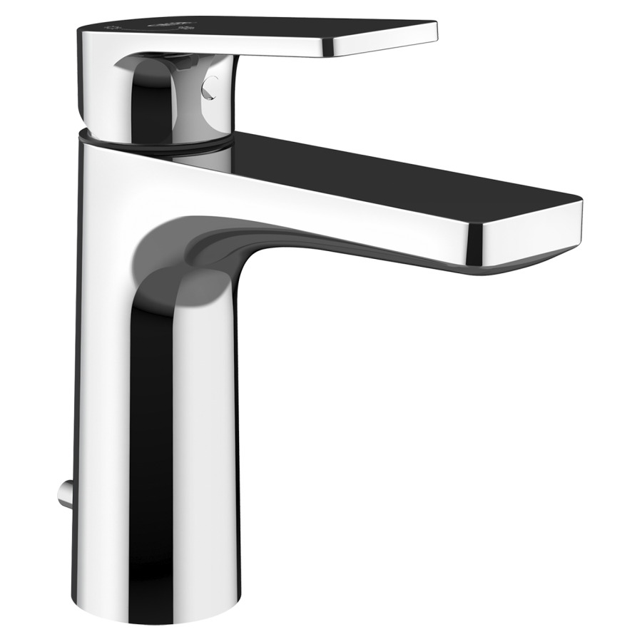 Mélangeur de lavabo Procasa Cinque
saillie 110 mm, goulot fixe
avec vidage excentrique
tuyaux de raccordement flexibles 3/8"
eau froide par position
du levier au milieu
groupe acoustique&nbsp;I, Classe d’énergie A